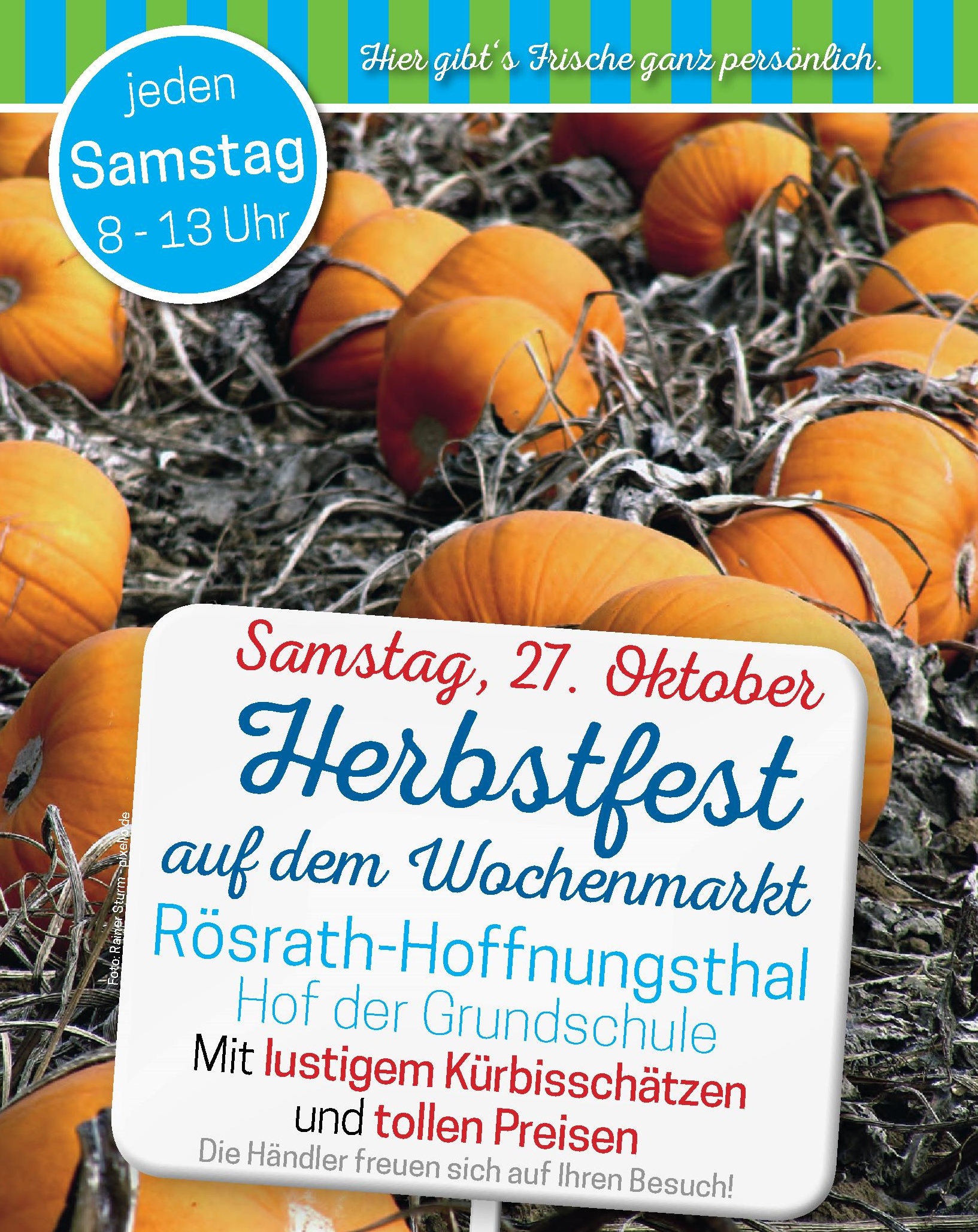 Herbstfest auf dem Wochenmarkt in Rösrath-Hoffnungsthal