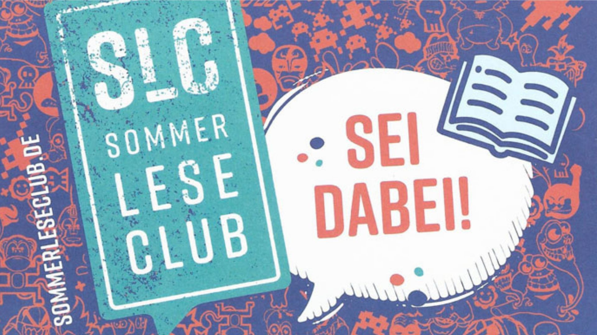 Sommerleseclub Das Bild zeigt das Titelmotiv des Sommerleseclubs.