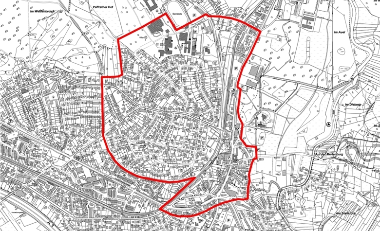 Karte des InHK-Geltungsbereichs