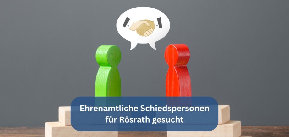 Symbolbild für den Aufruf zur Suche von ehrenamtlichen Schiedspersonen.