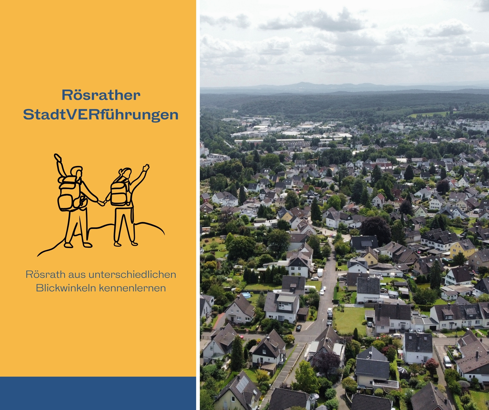 Rösrather Stadtverführungen Das Bild zeigt das Deckblatt zu den Rösrather Stadtverführungen.