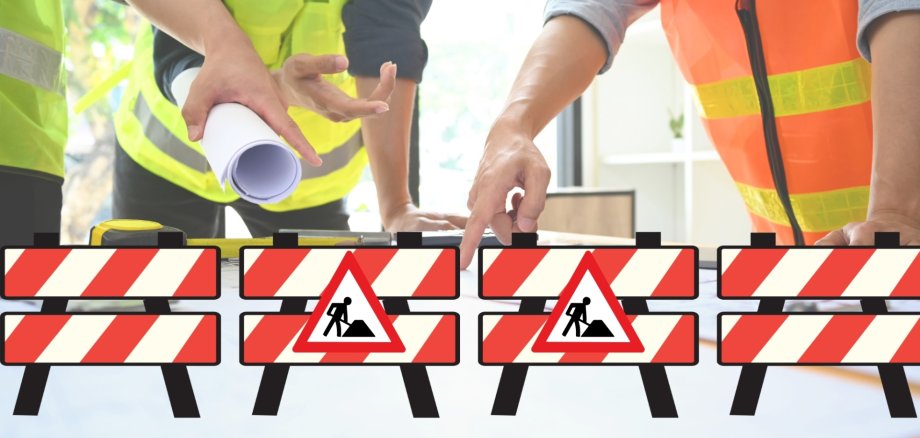 Das Bild dient als Symbolbild für Bauarbeiten bzw. eine Baustelle.