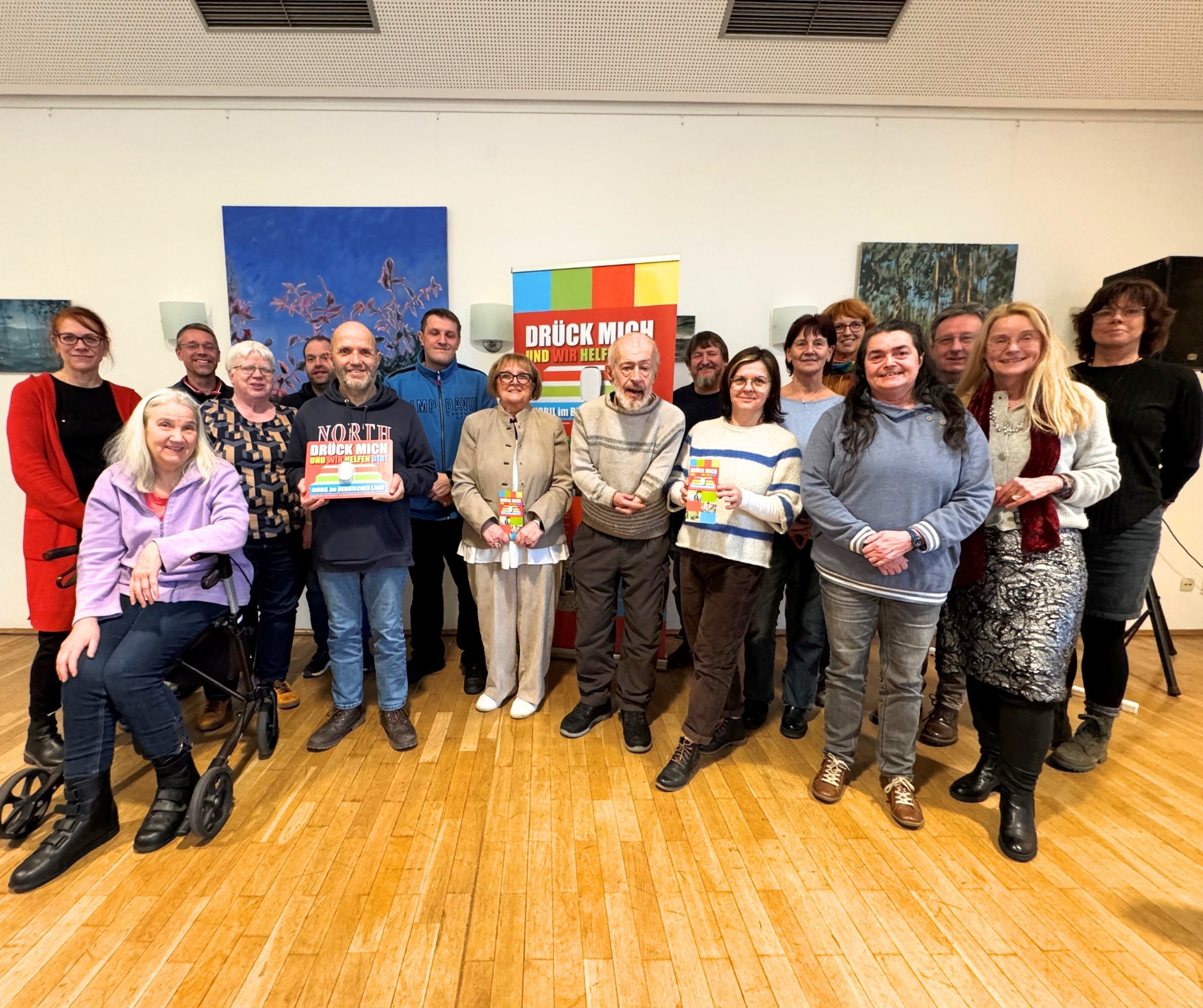 Gruppenbild des neuen Beirats für die Belange von Menschen mit Behinderungen. 