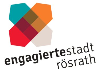 Das Bild zeigt das Logo der Engagierten Stadt Rösrath.