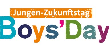 Das Bild zeigt das Logo zum Jungenzukunftstag BoysDay.