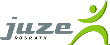 Logo JUZE Das Bild zeigt das Logo des JUZE - des Jugendzentrums Rösrath.