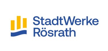 Das Bild zeigt das Logo der StadtWerke Rösrath.